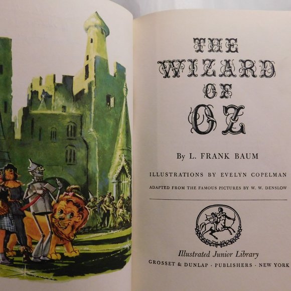 The Wizard of Oz by l. Frank Baum Junior Library 1956 Book with Slipcase - Picture 5 of 10